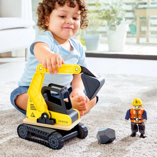 Hape - Dig 'n Dump Excavator 3Y+ — BambiniJO Jordan