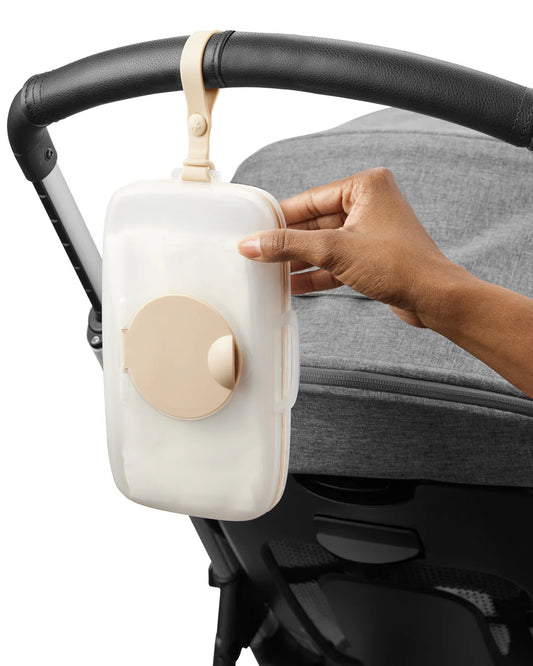Skip Hop Grab & Go Snug Seal Wipes Case Oat — BambiniJO Jordan