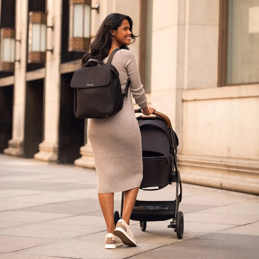 Nuna Diaper Bag Backpack - Caviar — BambiniJO Jordan