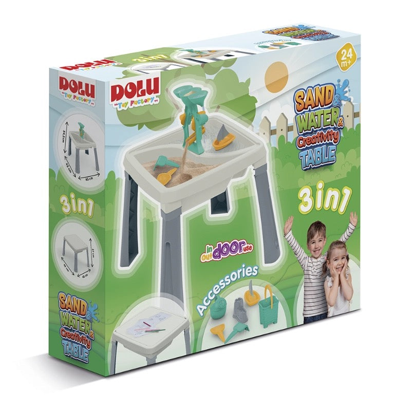 Dolu - Water & Sand Creativity Table | 3in1