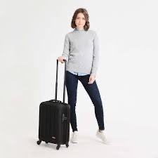 Eastpak - TRANZSHELL S Wheeled Luggage Black — BambiniJO Jordan