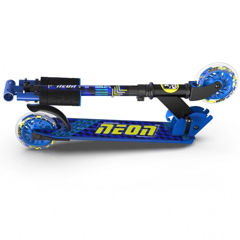 Yvolution - Neon Apex Led Scooter | Blue Yellow | 5-9 Years