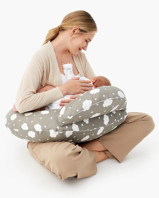 Momcozy Adjustable Nursing Pillow Grey — BambiniJO Jordan