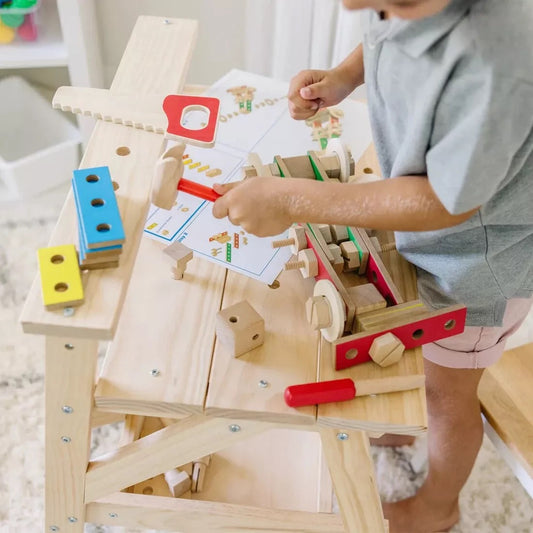 Melissa & Doug Wooden Project Workbench 3-6Y — BambiniJO Jordan