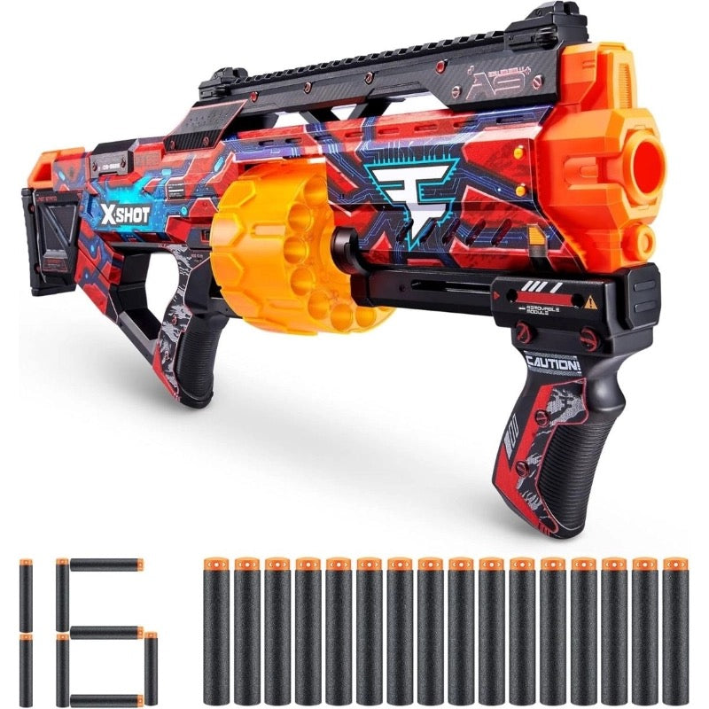 X-Shot - Skins Last Stand Dart Blaster- Faze Clan | 8Y+