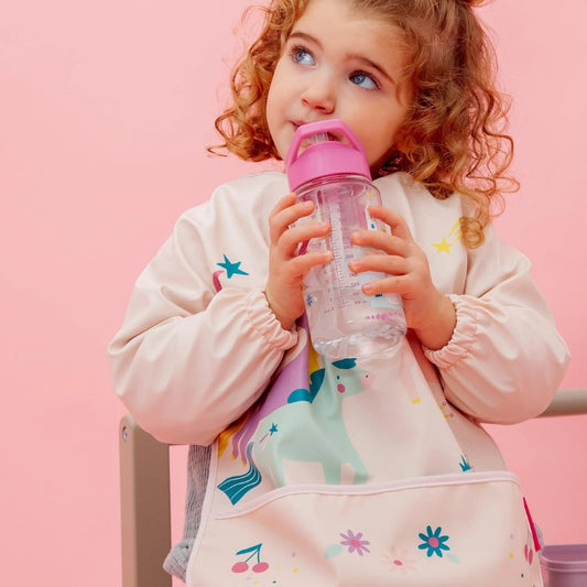 Miniland Straw Bottle 450ml Unicorns — BambiniJO Jordan