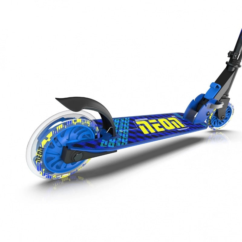 Yvolution - Neon Apex Scooter | Blue Yellow | 5-9 Years