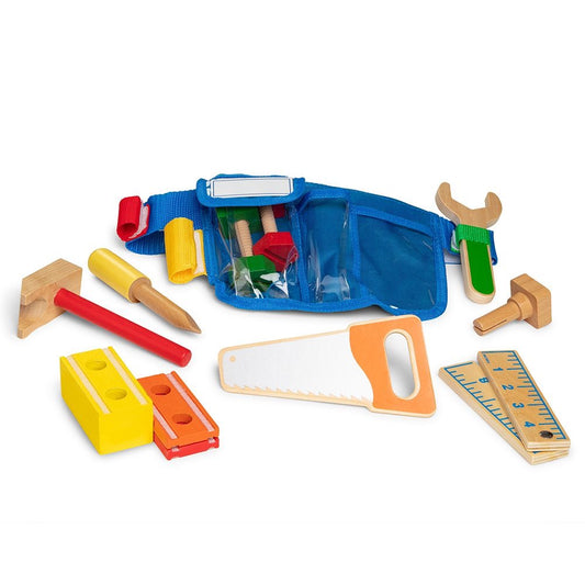 Melissa & Doug Deluxe Wooden Tool Belt Set 3-6Y — BambiniJO Jordan