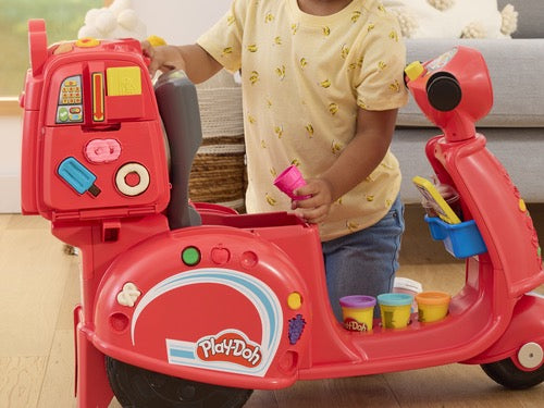 Play-Doh Pizza Delivery Kids Scooter Playset