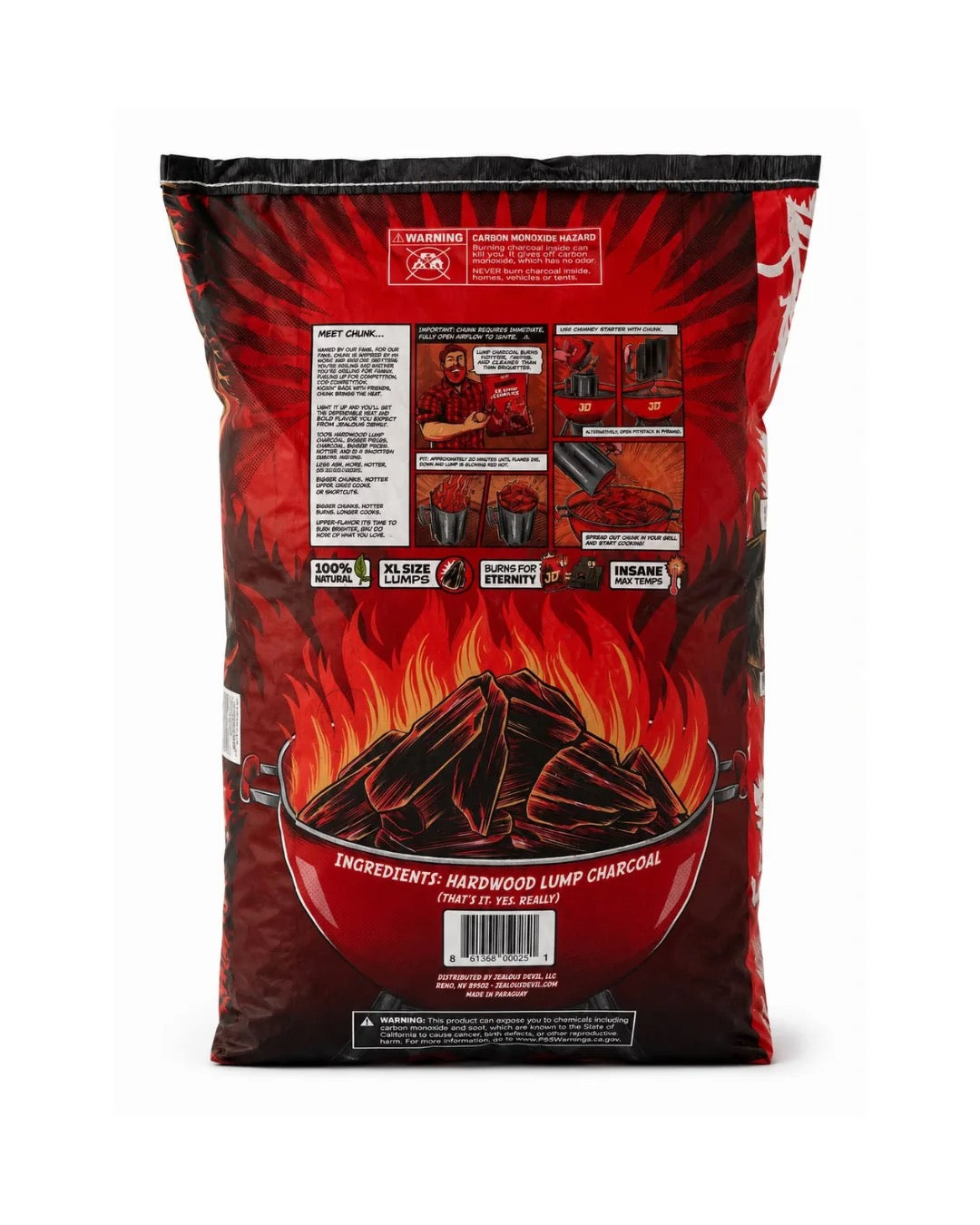 Jealous Devil Chunks XL Lump Charcoal 15lb