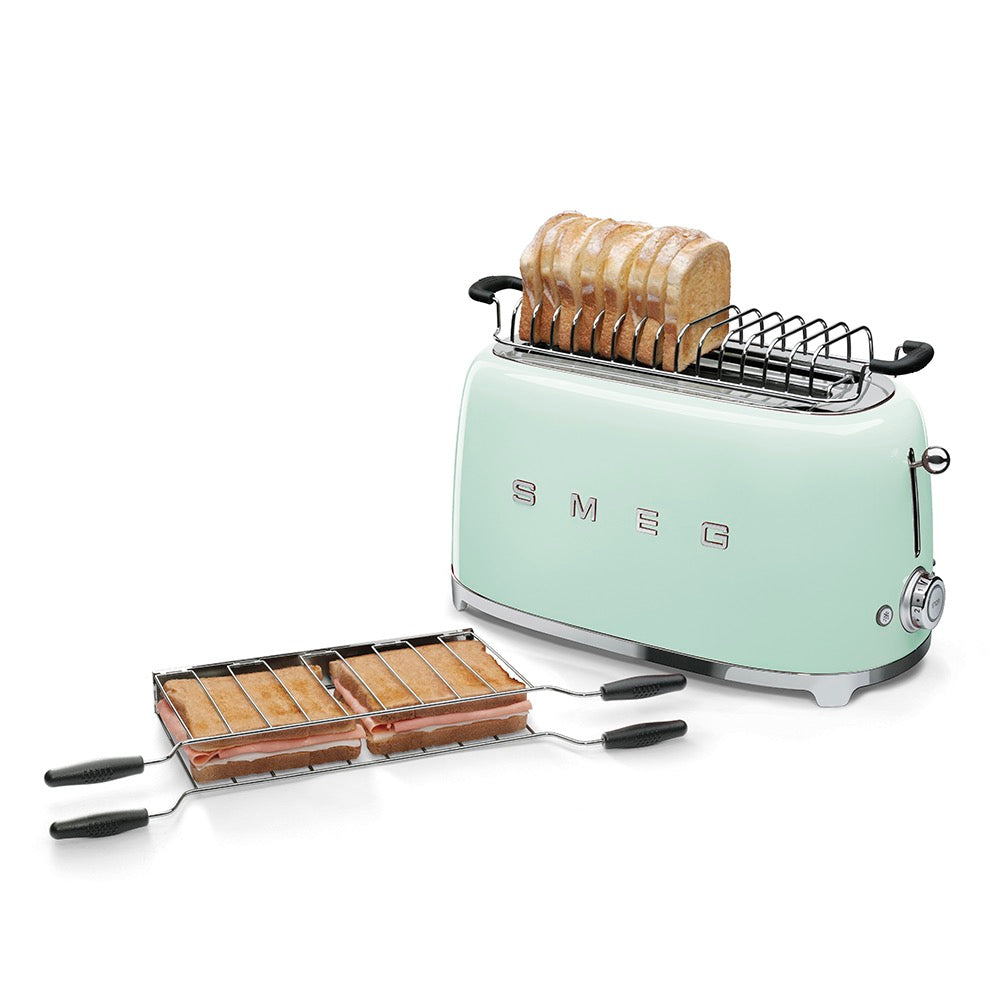 Smeg - Toaster | 2 Slots | Extra Wide | 50's Style Aesthetic | Pastel Blue