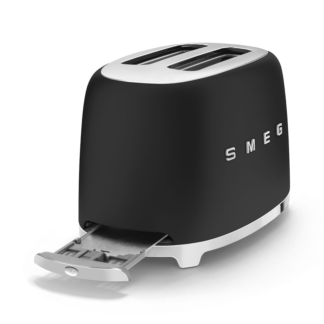 Smeg - Toaster | 2 Slots | 50's Style Aesthetic | Matt Black