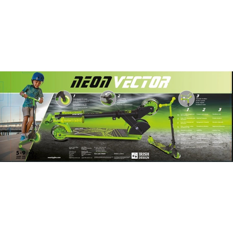 سكوتر Yvolution - Neon Vector | أخضر | 5-9 سنوات