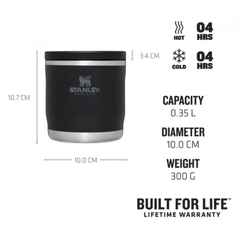 Stanley - Adventure To-Go Food Jar | Black | .35 L