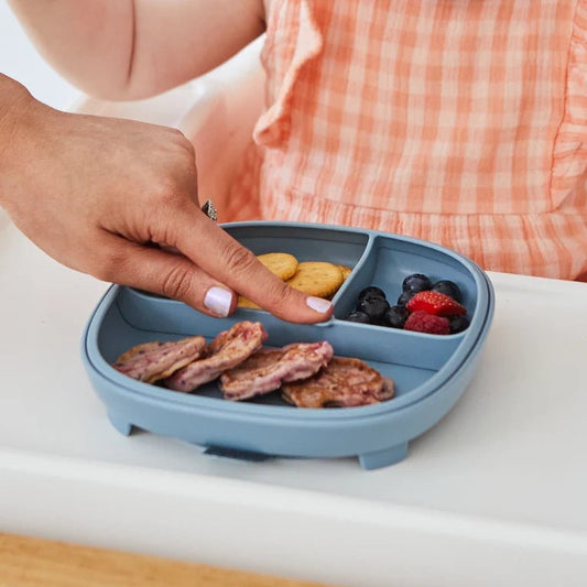 BBox - 2 in 1 Suction Plate with Divider Blush — BambiniJO Jordan