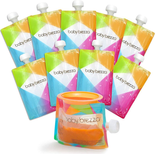 Baby Brezza - 10 Reusable food pouches 207ml — BambiniJO Jordan