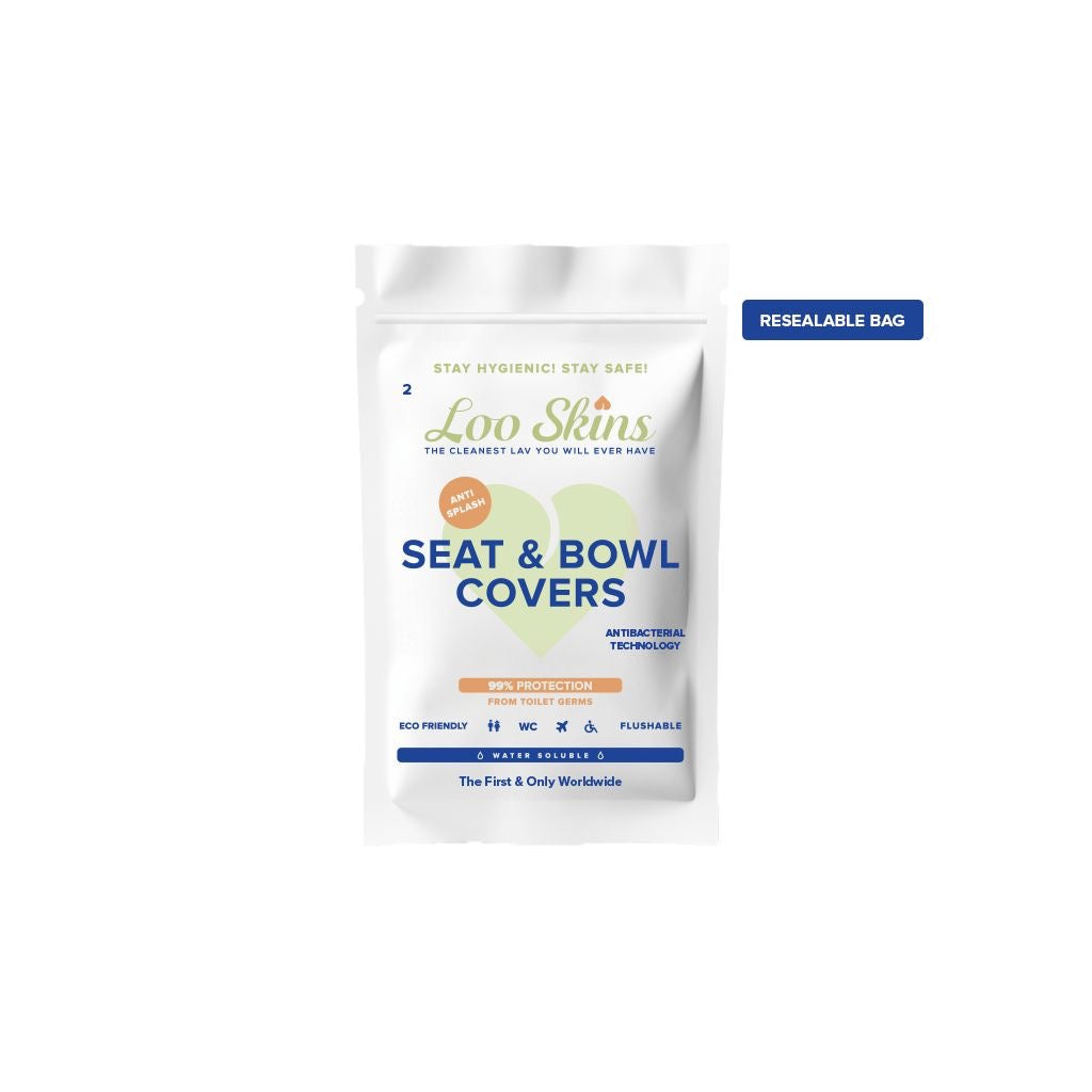 أغطية مقاعد وأحواض المراحيض - عبوة مزدوجة
