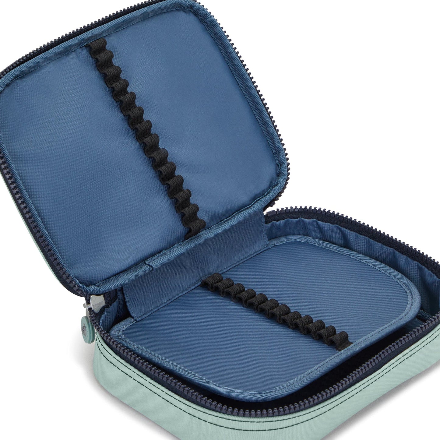 100 قلم، حافظة أقلام كبيرة، لون أخضر بحري