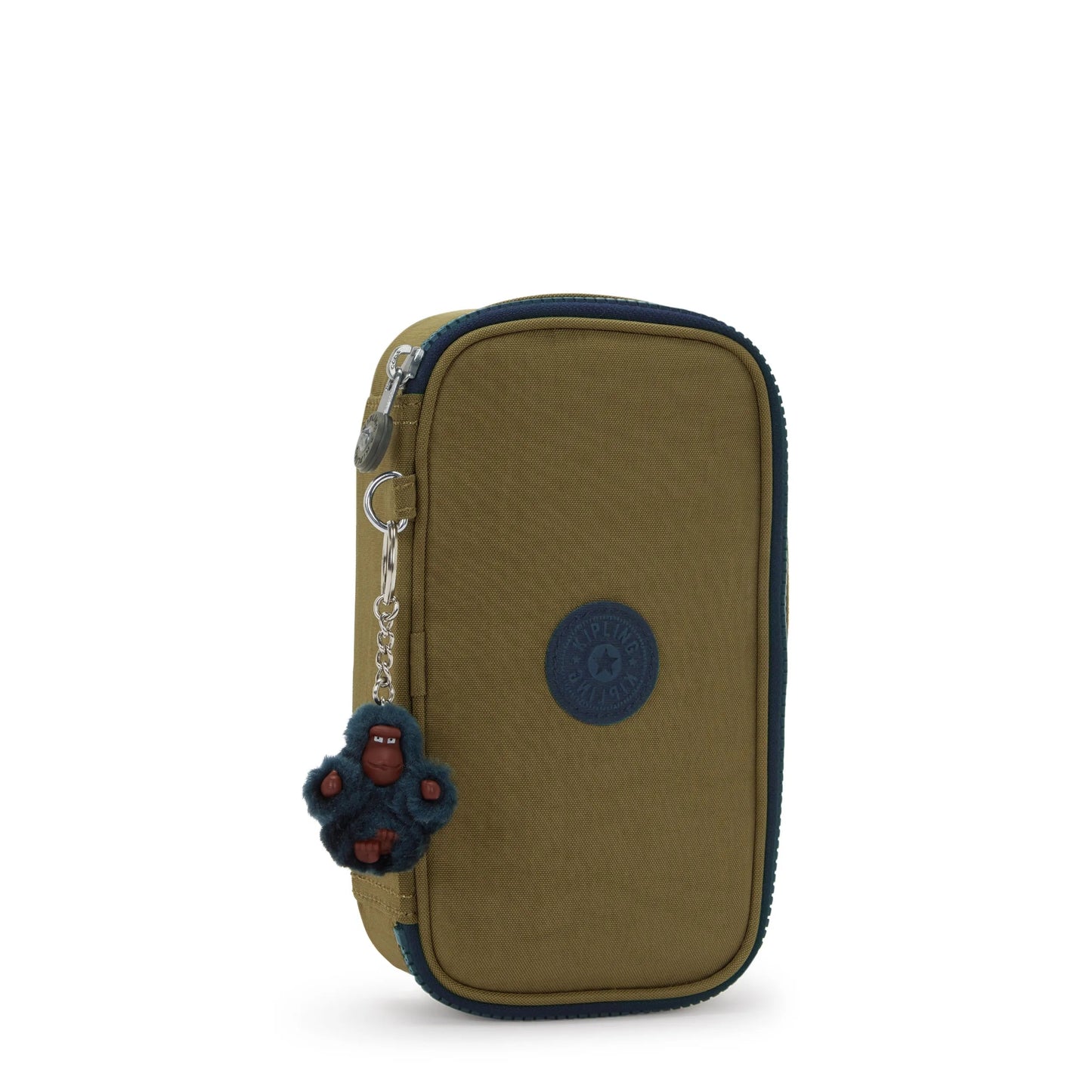 Kipling 50 PENS pencase Treasure Green Medium - keychain detail