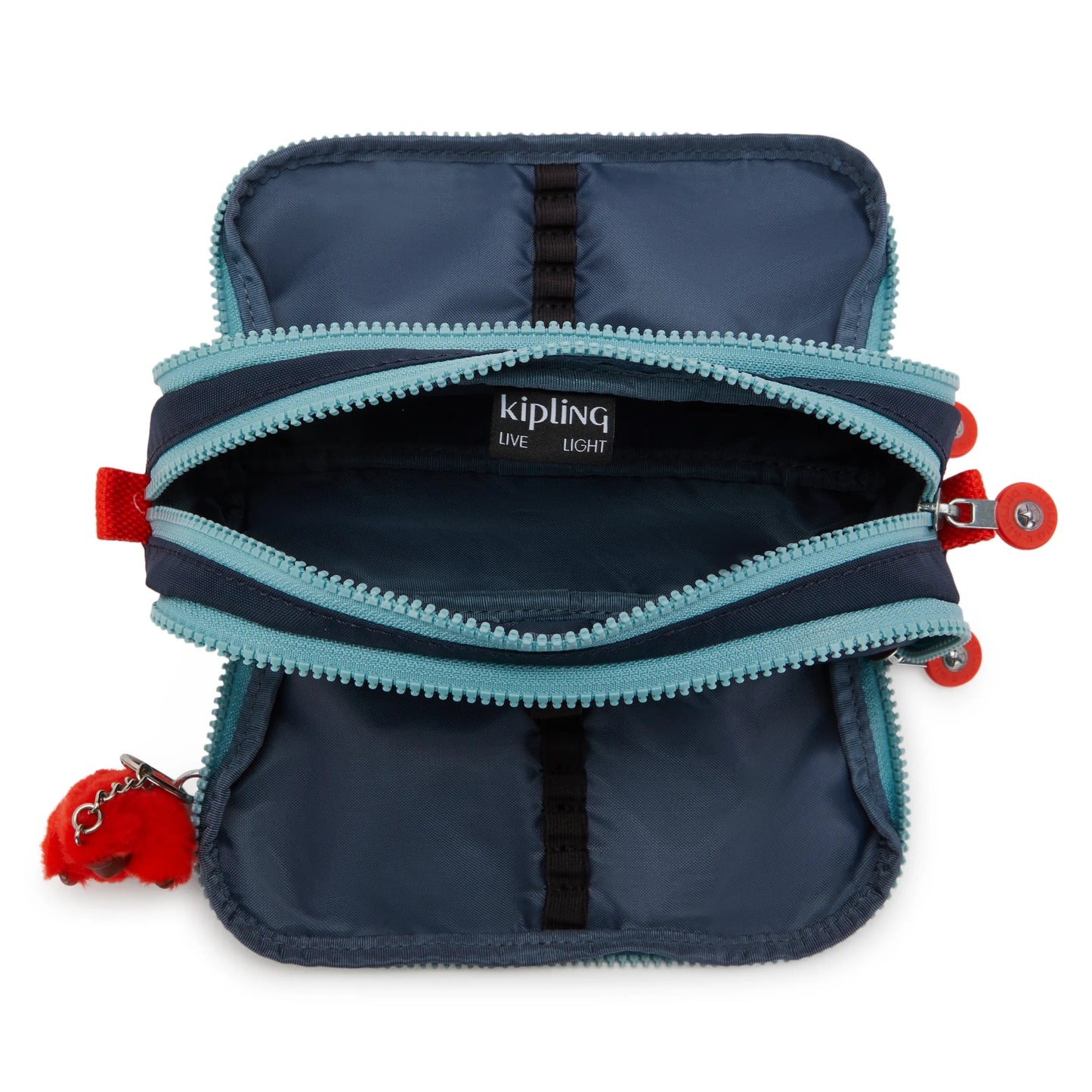 Kipling GITROY Pencil Case Cosmo Blue Large - detail view