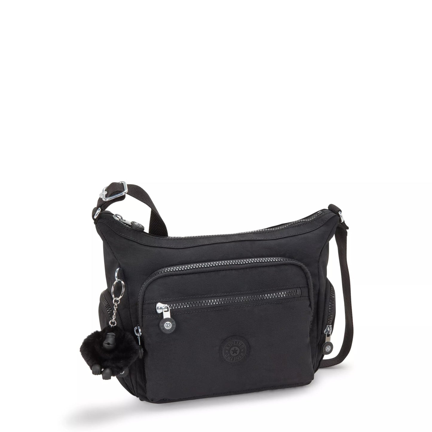 Kipling Gabbie S Crossbody Bag Black Noir - worn view
