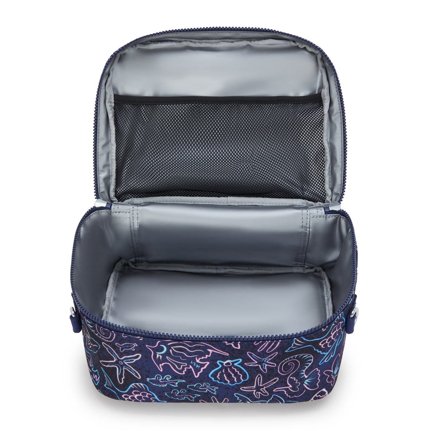 Kipling MIYO Insulated Lunch Bag with Trolley Sleeve - Disco Fish - Medium - detail view