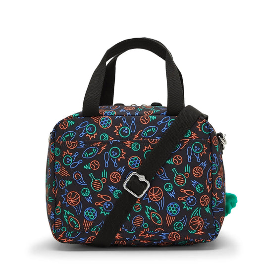 Kipling Miyo Medium Lunchbag Sport Doodle - detail view — BambiniJO Jordan