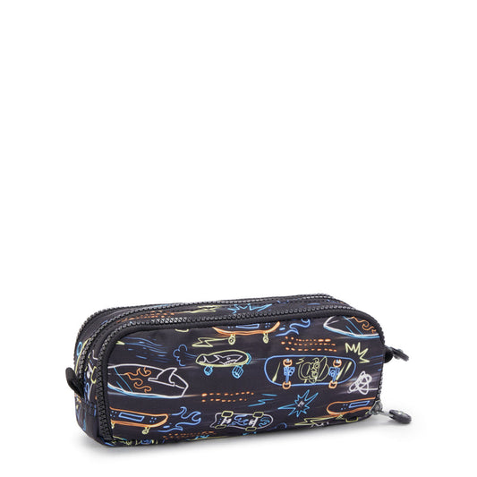Kipling GITROY Large Pencase Neon Skate - side view — BambiniJO Jordan