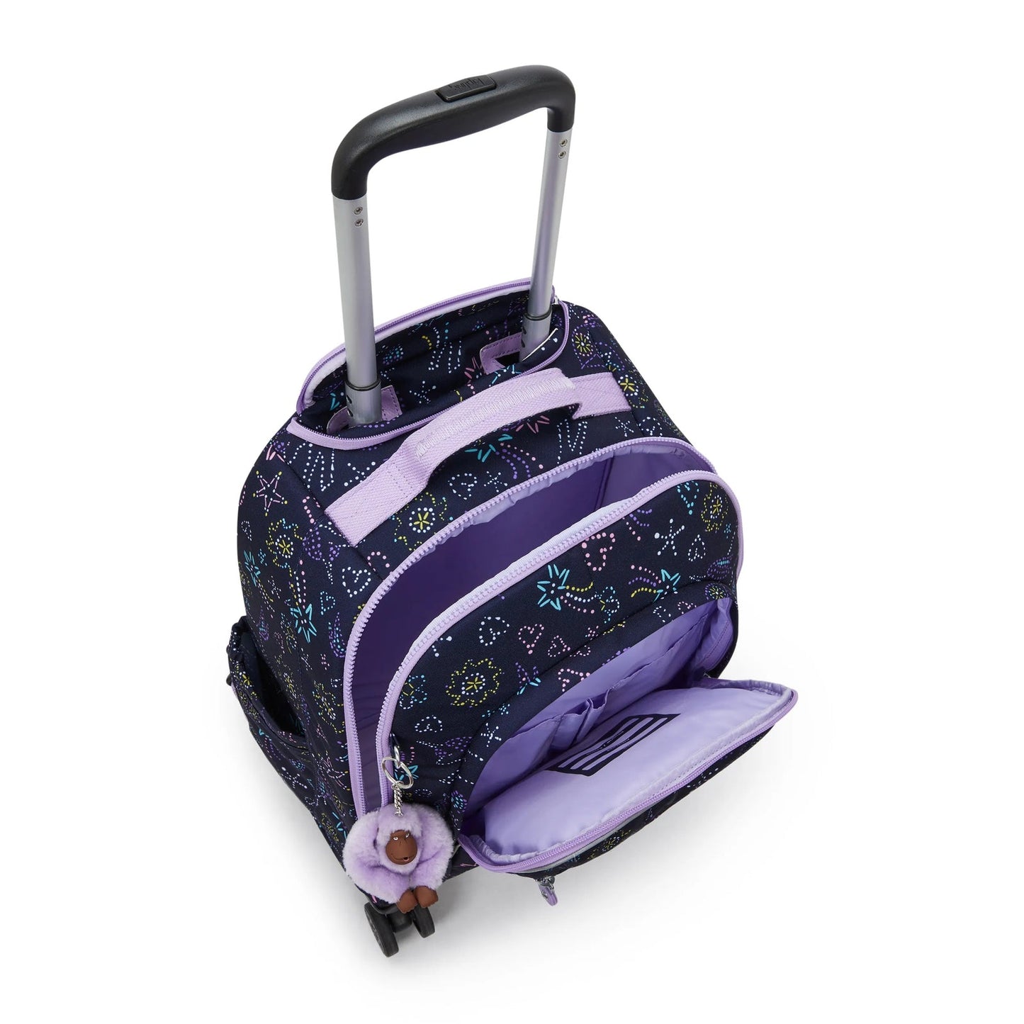 Kipling ZEA Kids' Wheeled Backpack Unicorn Star - back view