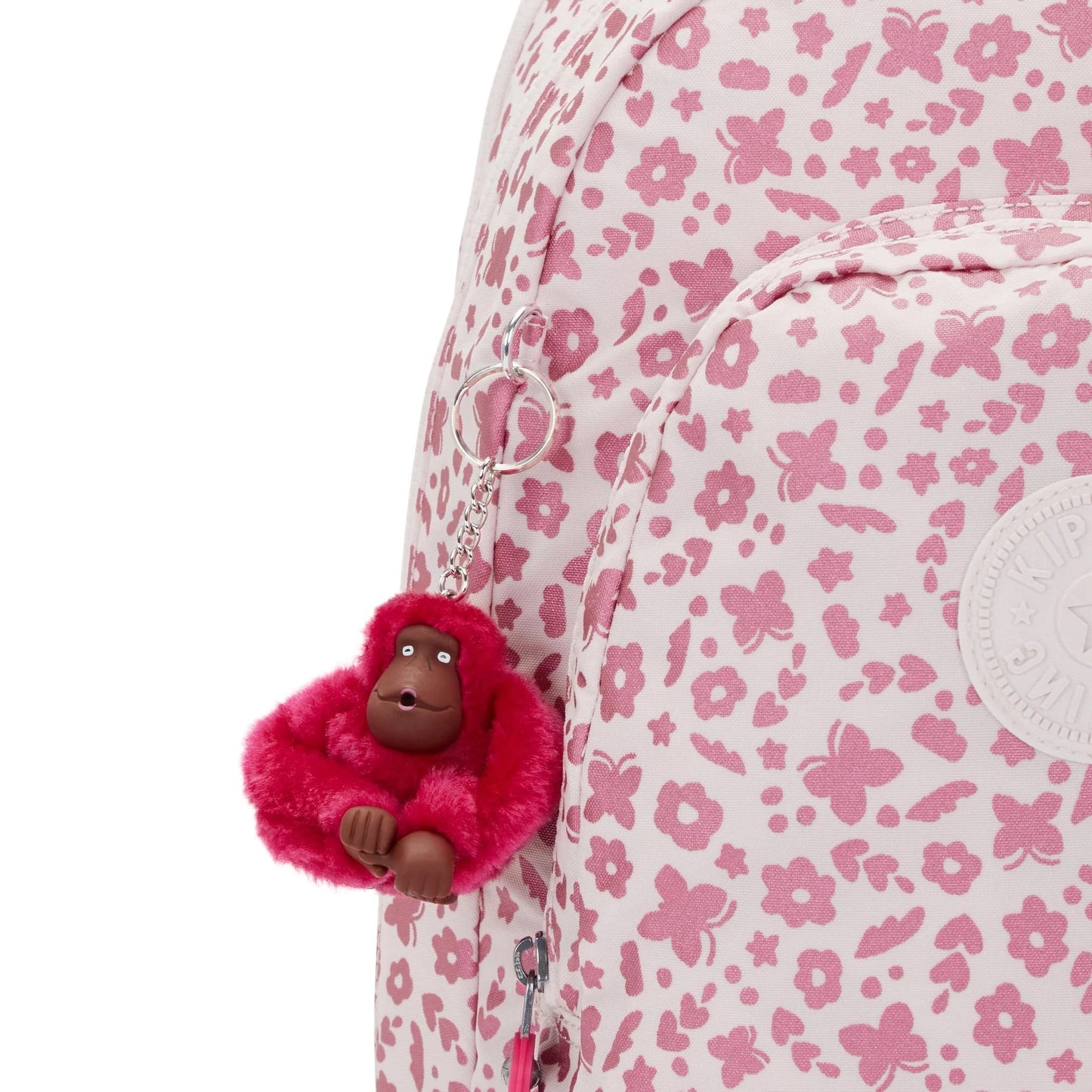 حقيبة ظهر صفية مزودة بحماية للكمبيوتر المحمول بتصميم زهور سحرية