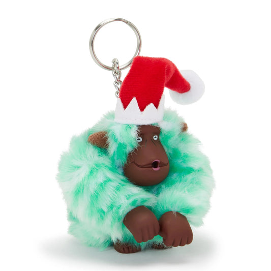 Kipling Elf Monkey Keychain Elf Green - side — BambiniJO Jordan