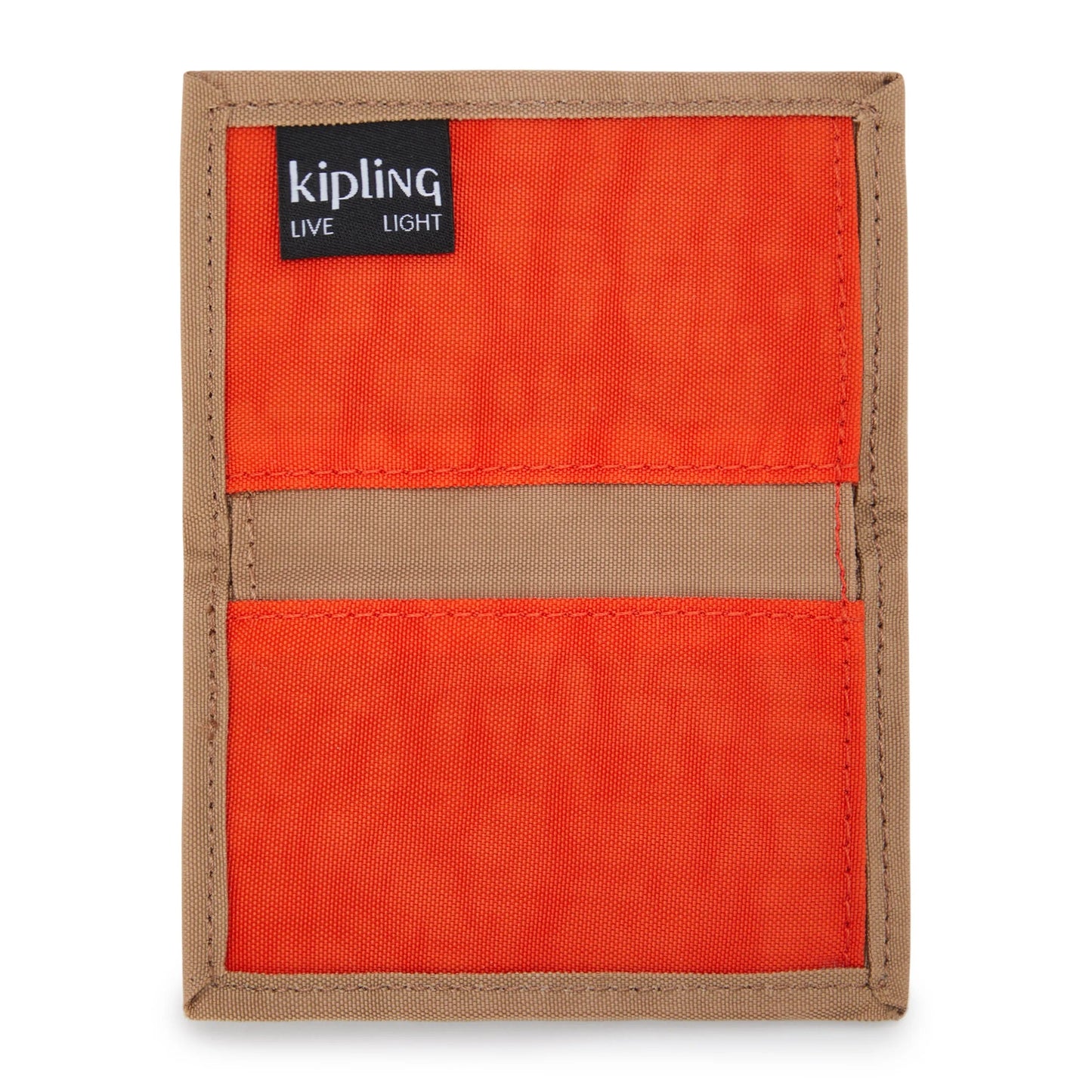 Kipling ITTA Card Holder Early Tan Block - detail view