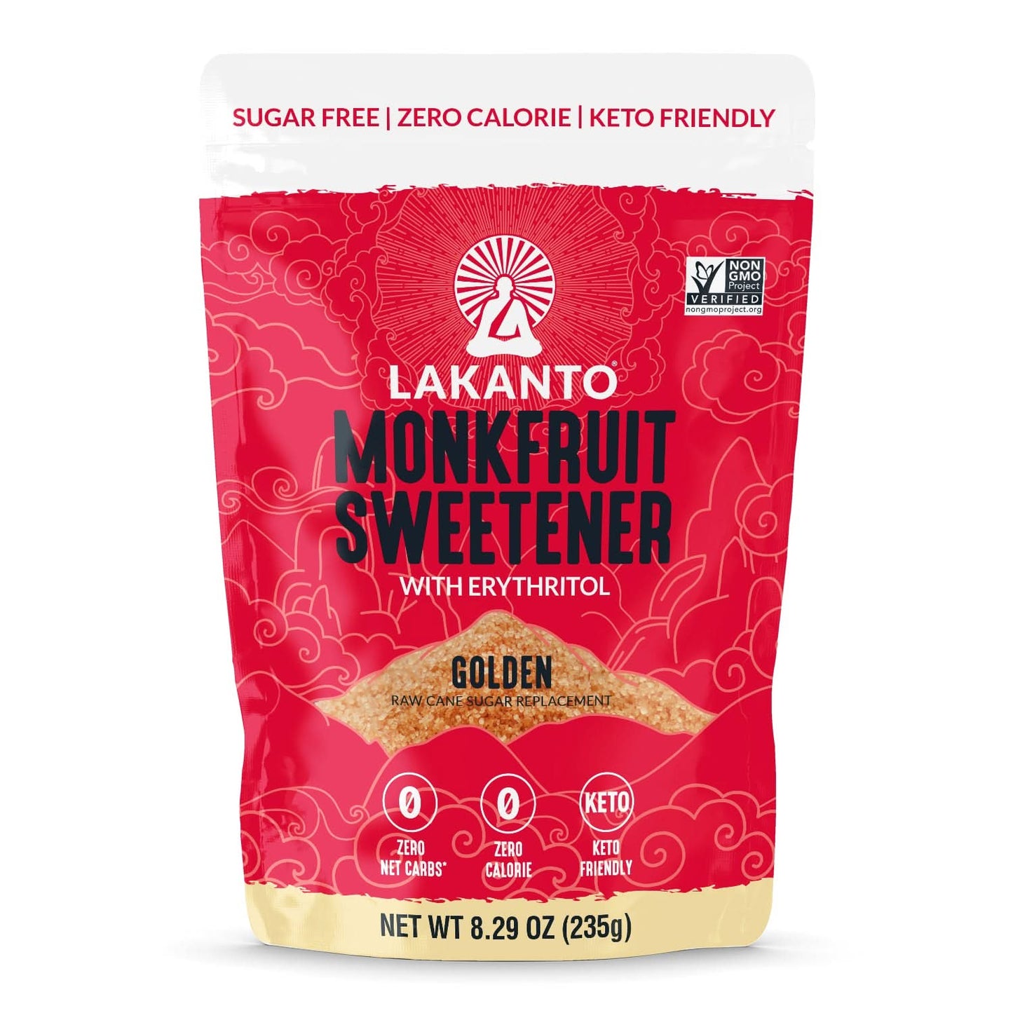 Lakanto Golden Monk Fruit Sweetener with Erythritol 235g