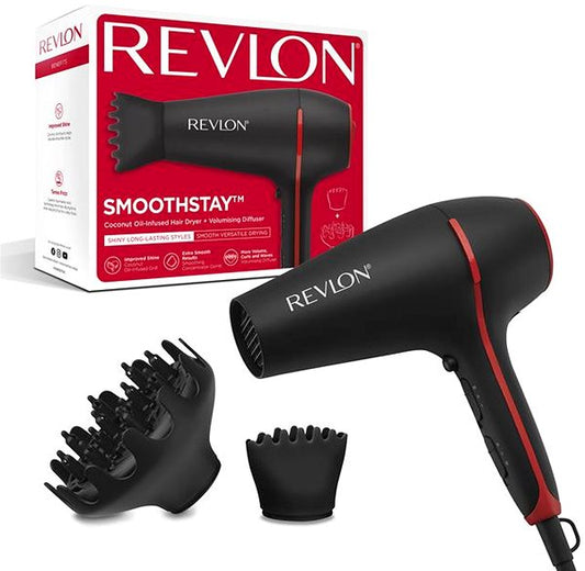 Revlon SmoothStay Hair Dryer Coconut Oil Infusion — BambiniJO Jordan