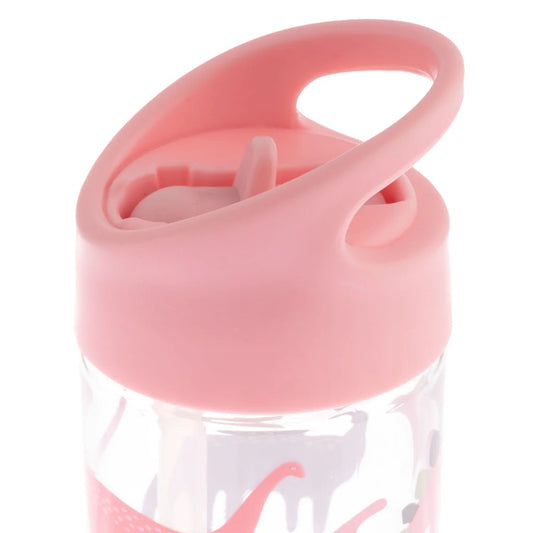 Stephen Joseph - Flip Top Bottle - Pink Dino