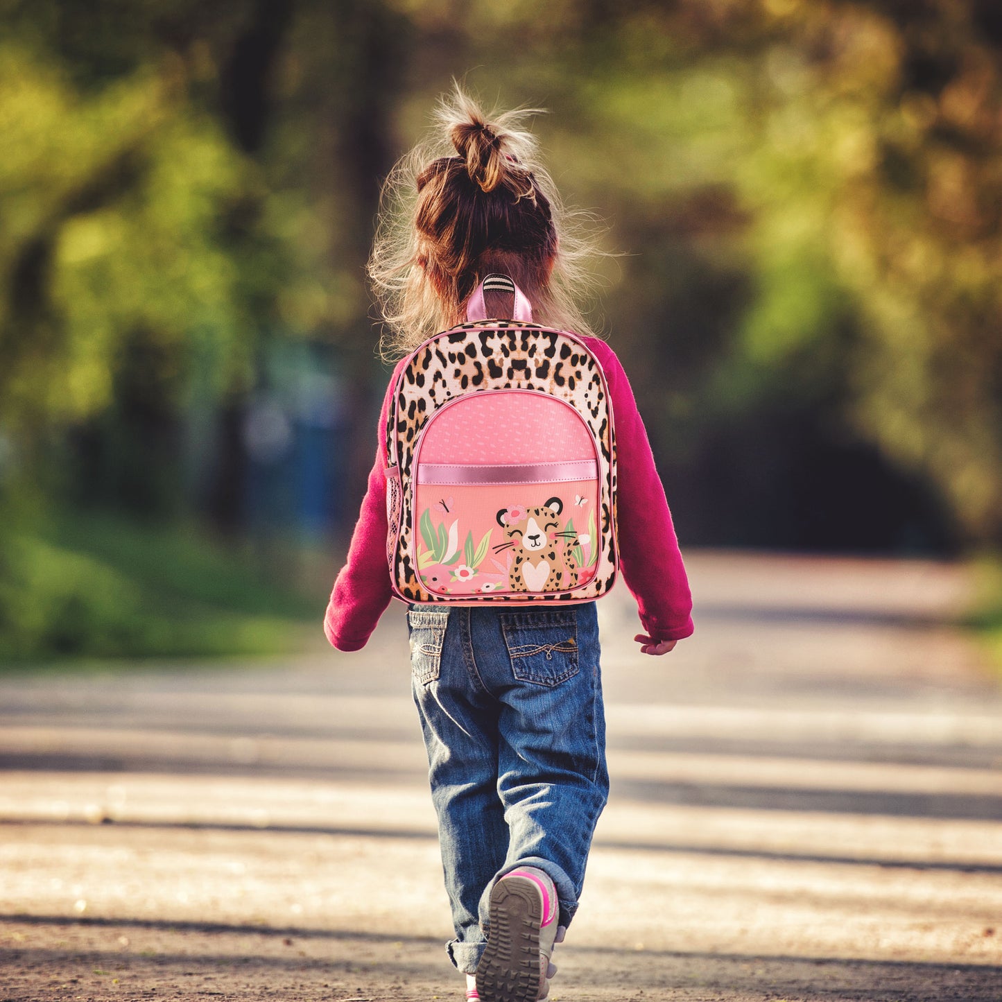 ستيفن جوزيف - حقيبة ظهر كلاسيكية - بنقشة جلد النمر