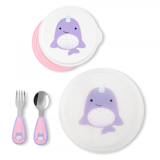 Skip Hop Zoo Table Ready Mealtime Set - Narwhal — BambiniJO Jordan