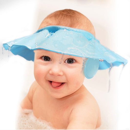 BabyJem Silicone Baby Bath Cap Blue — BambiniJO Jordan