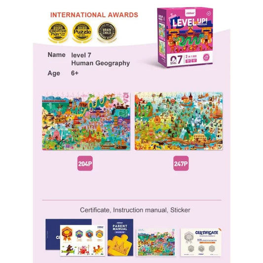 Mideer Level Up Puzzle 7 World Travel — BambiniJO Jordan