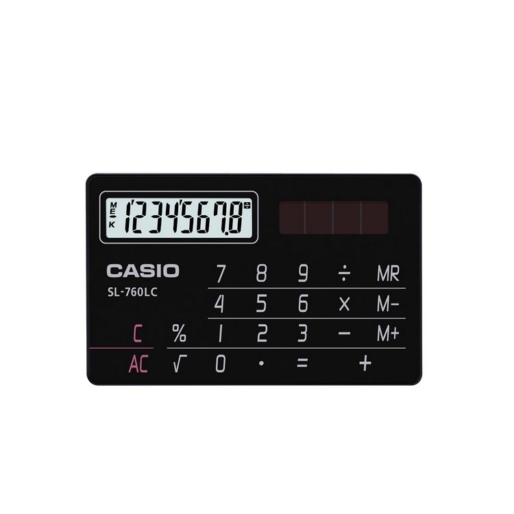 Casio SL-760LC card pocket calculator