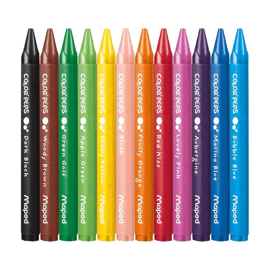 Maped ColorPeps Wax Set of 12 3-6Y — BambiniJO Jordan
