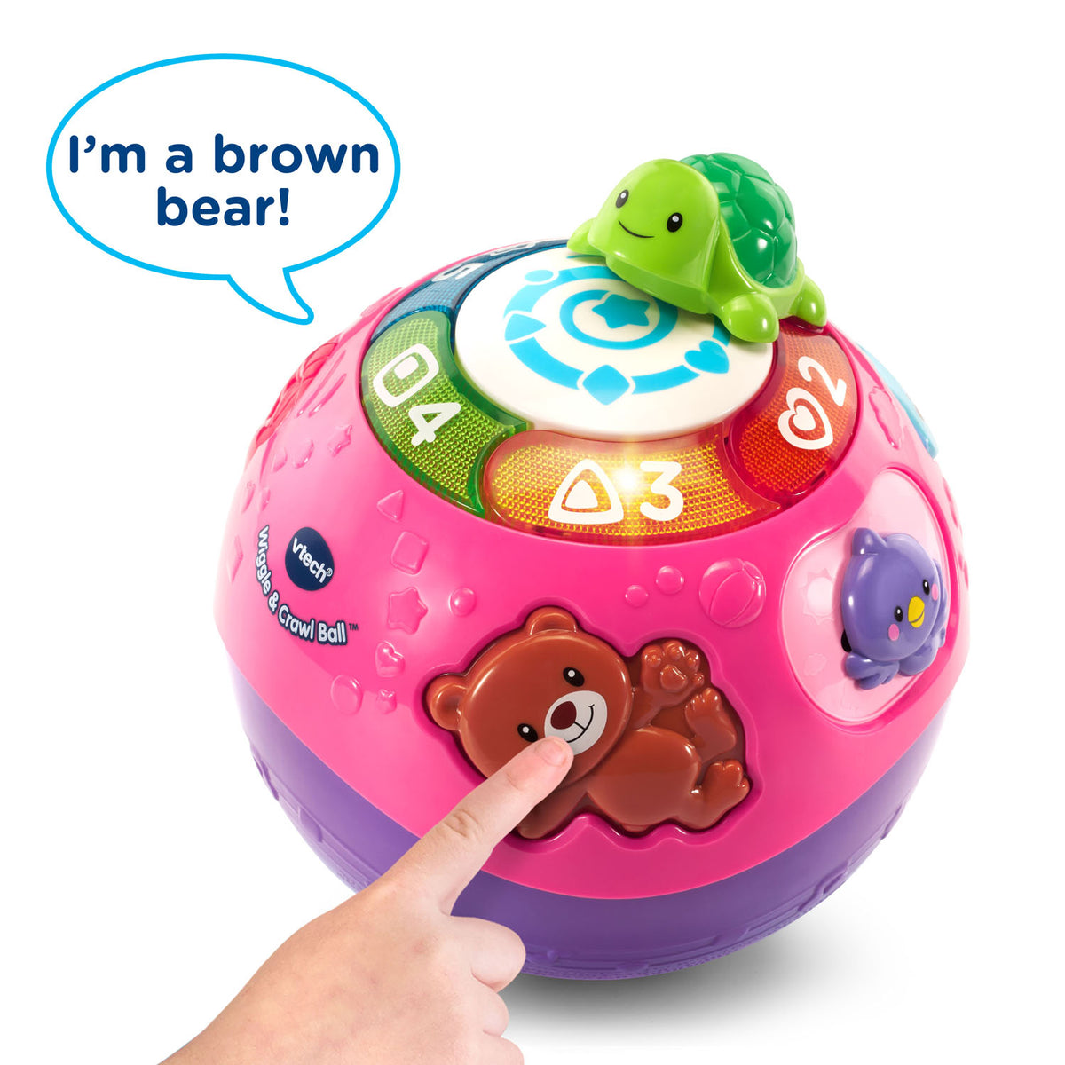 VTech Crawl & Learn Bright Lights Ball (Pink)