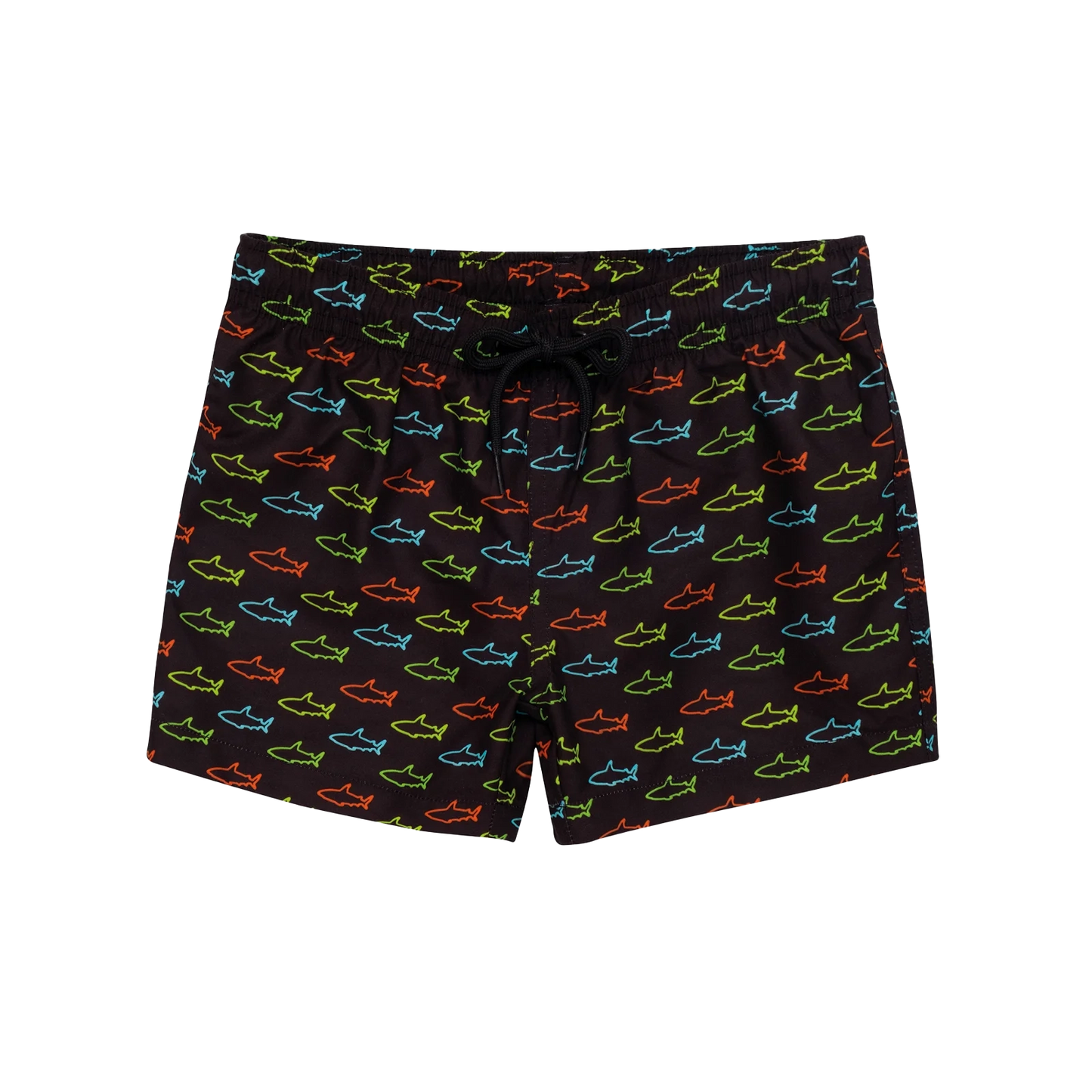 شورت سباحة مقاوم للانزلاق - أسماك قرش نيون