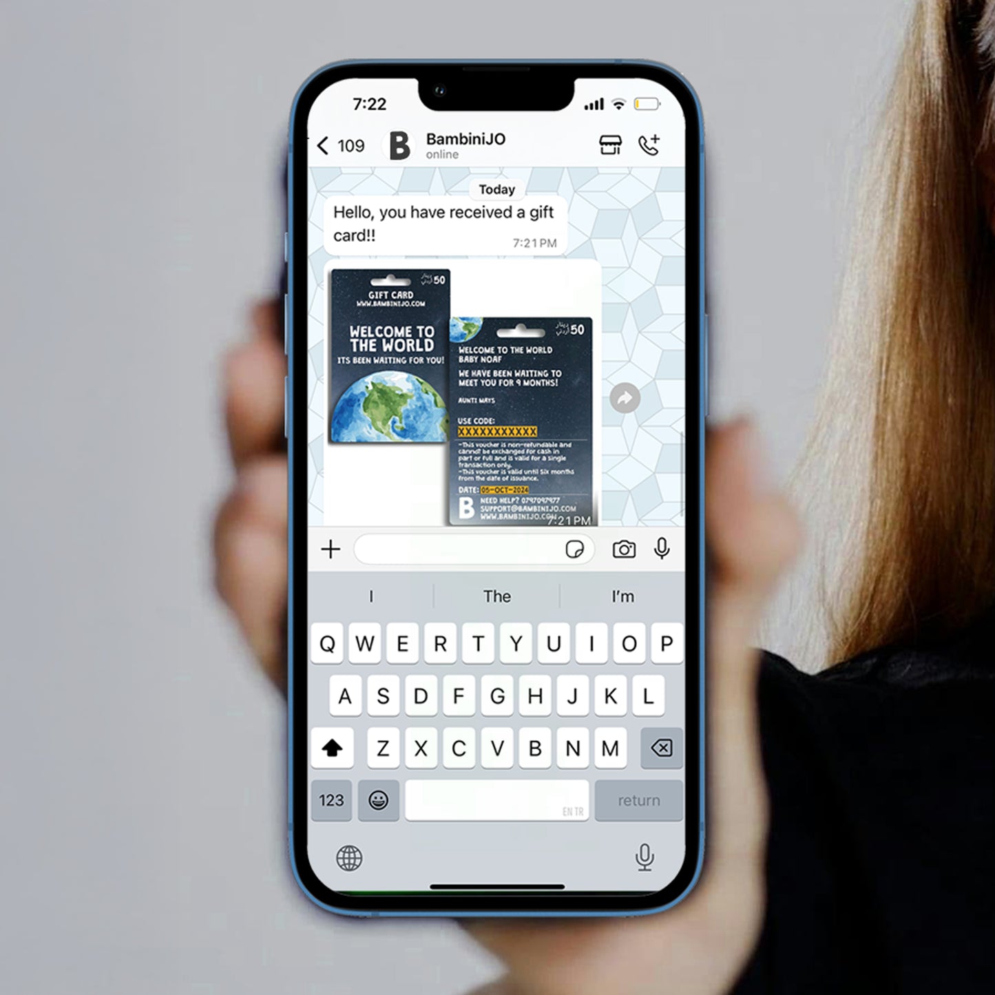 قسيمة بطاقة هدايا رقمية | لا أطيق الانتظار حتى تحتفل!