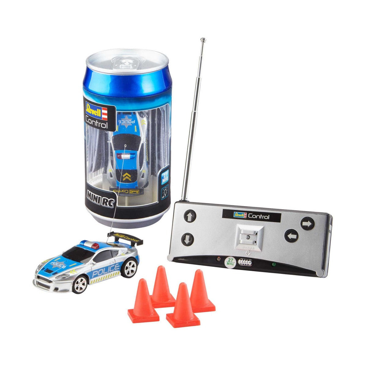 Revell - RC Mini Police Car in Can Rechargeable | 6Y+