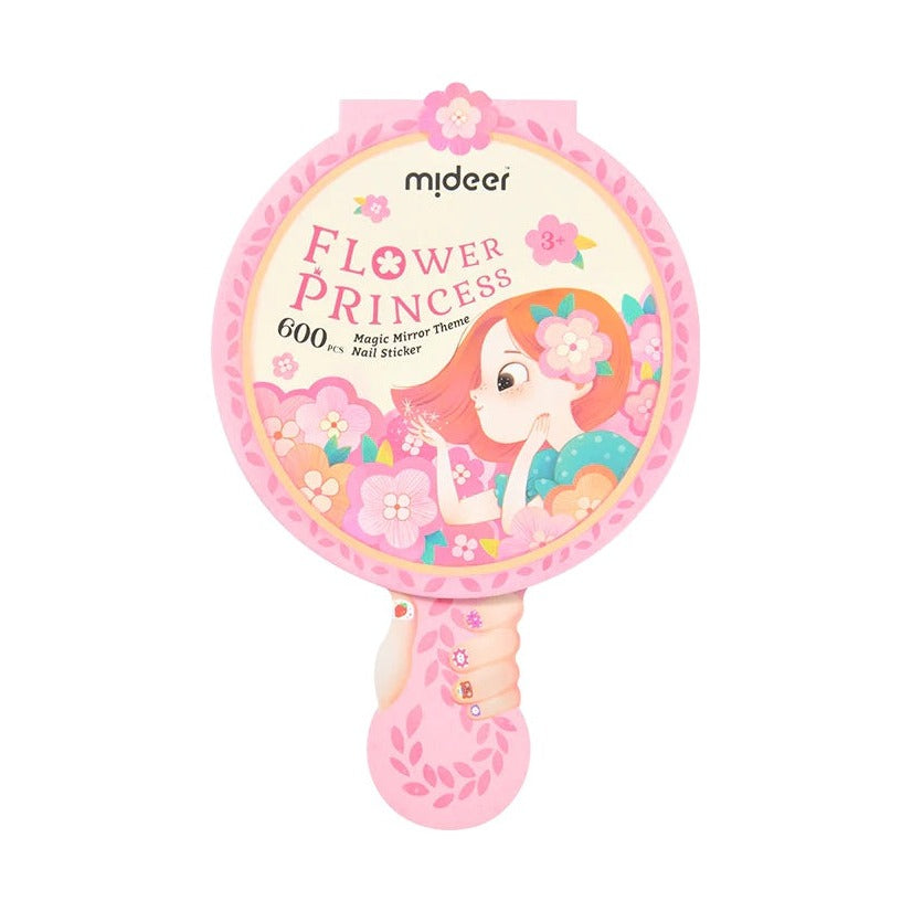 Mideer - Magic Mirror Theme Nail Sticker - Flower Princess | 3-6Y