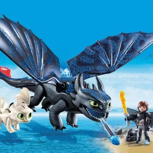 Hiccup and Toothless Playset- 19 Pcs