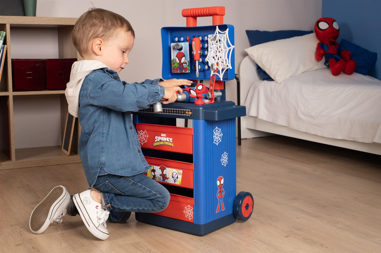 Spidey Pull Along Activity Trolley | 3Y+