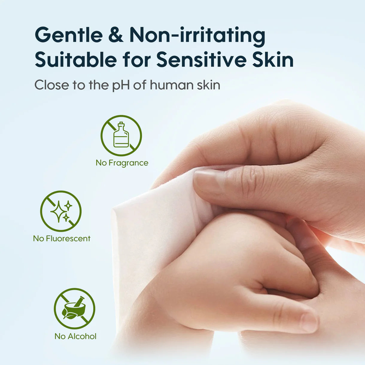 Aiwibi - 99.1% Water Wipes | 3X80 Wipes