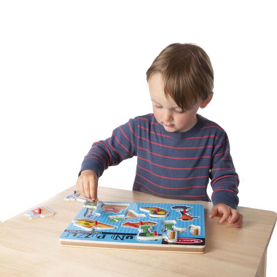 Melissa & Doug SOUND PUZZLE - Construction Tools - BambiniJO | Buy Online | Jordan